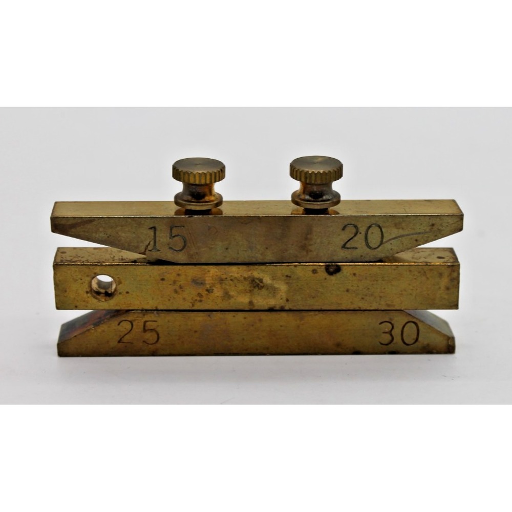 Boyne Bevel Guide Brass Vintage Woodworking Tool Made in USA